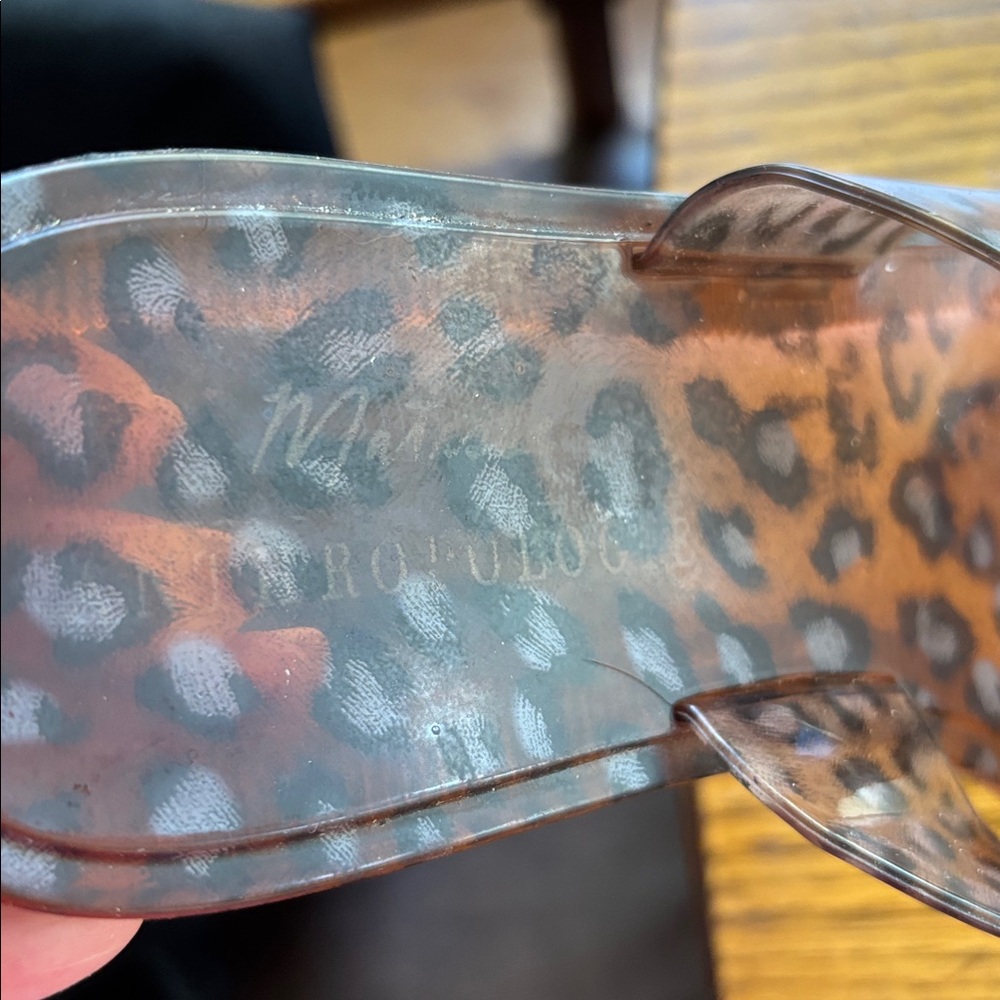 Leopard Print Women's Sandals - Picture 4 of 4